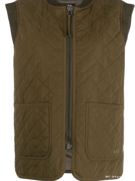 A.P.C. quilted Elea gilet Women 0422